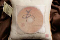 Limited edition suede pillow package